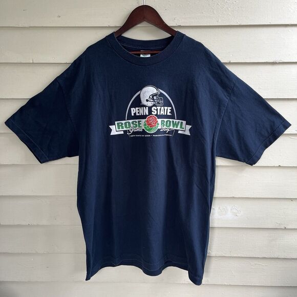 2009 ROSE BOWL Penn State PSU USC Pasadena Official License Graphic Tee, Navy-XL - Picture 4 of 5
